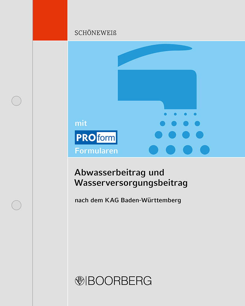 Abwasserbeitrag und Wasserversorgungsbeitrag nach dem KAG Baden-Württemberg