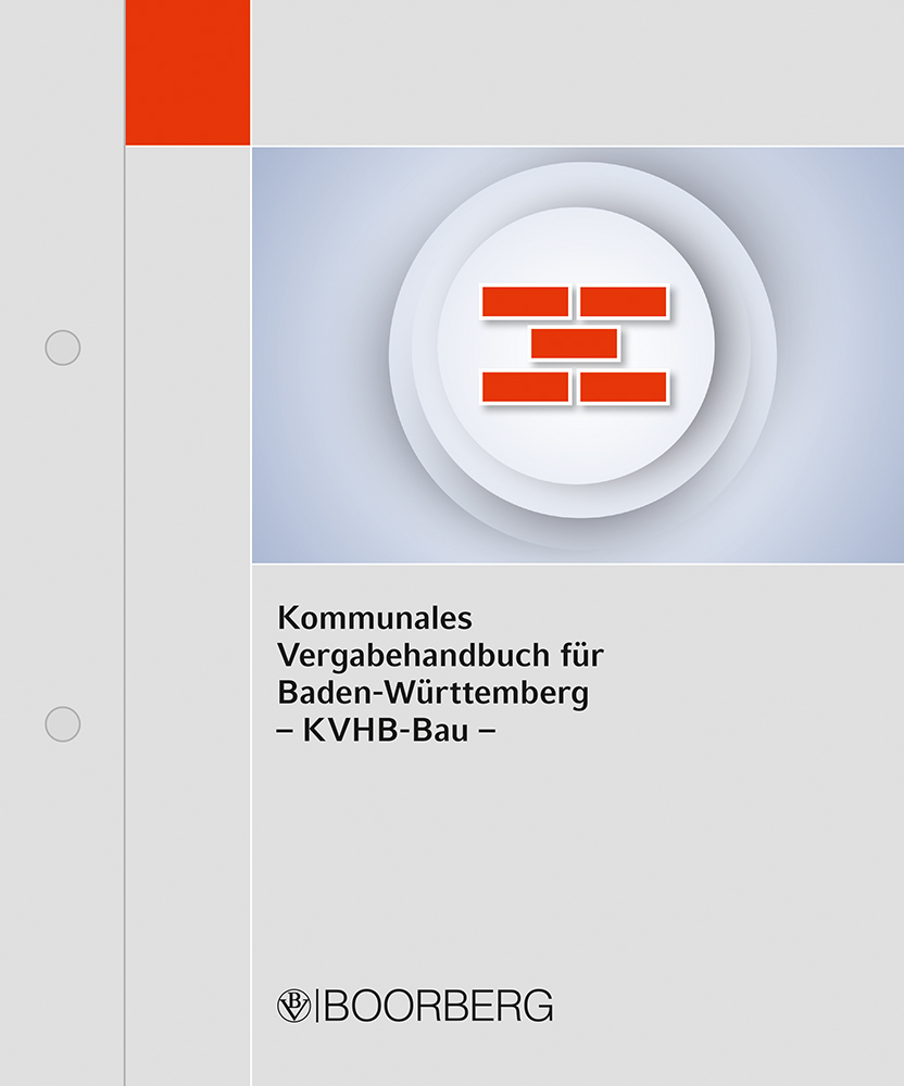 Kommunales Vergabehandbuch für Bauleistungen - KVHB-Bau