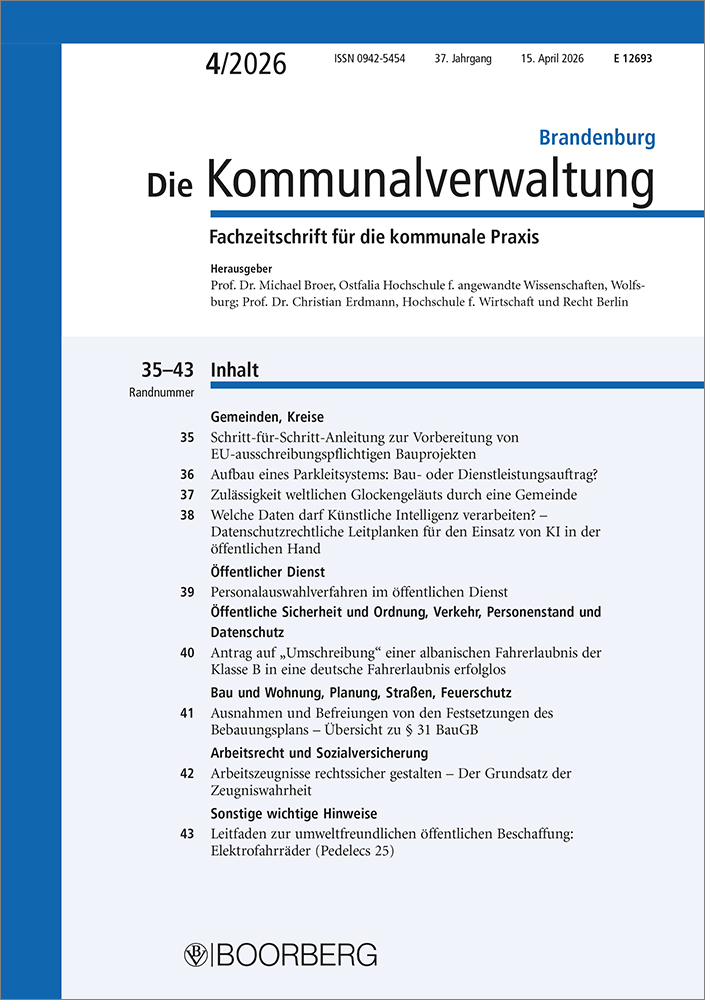 Die Kommunalverwaltung Brandenburg