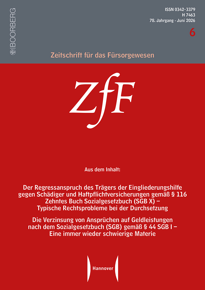 Zeitschrift für das Fürsorgewesen (ZfF)