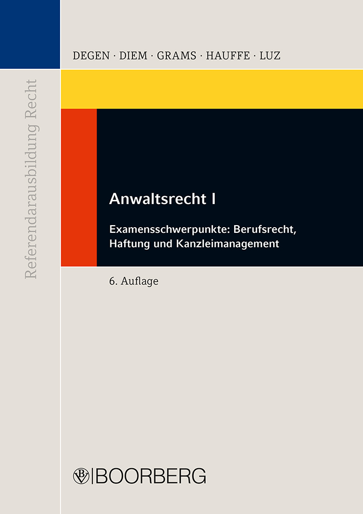 Anwaltsrecht I