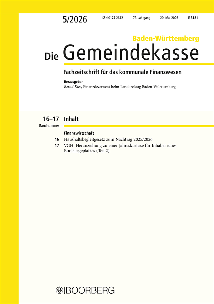 Die Gemeindekasse Baden-Württemberg