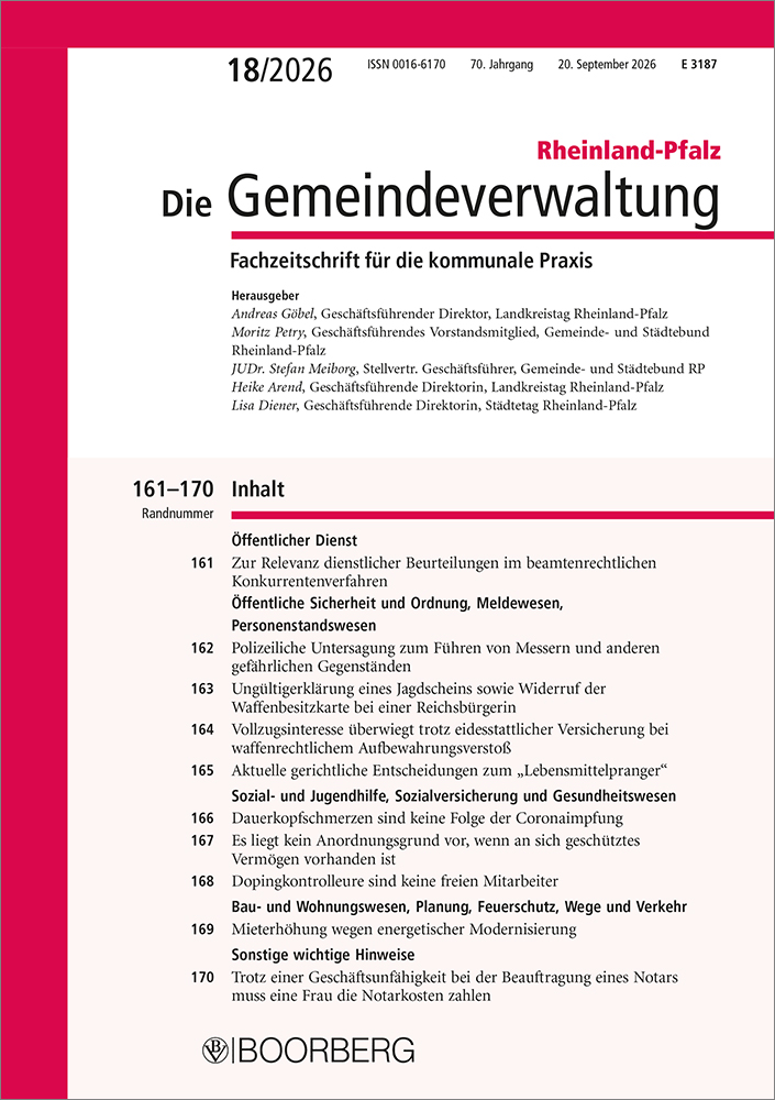 Die Gemeindeverwaltung Rheinland-Pfalz