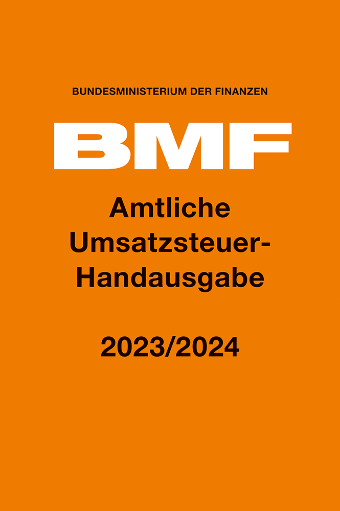 Amtliche Umsatzsteuer-Handausgabe 2023/2024