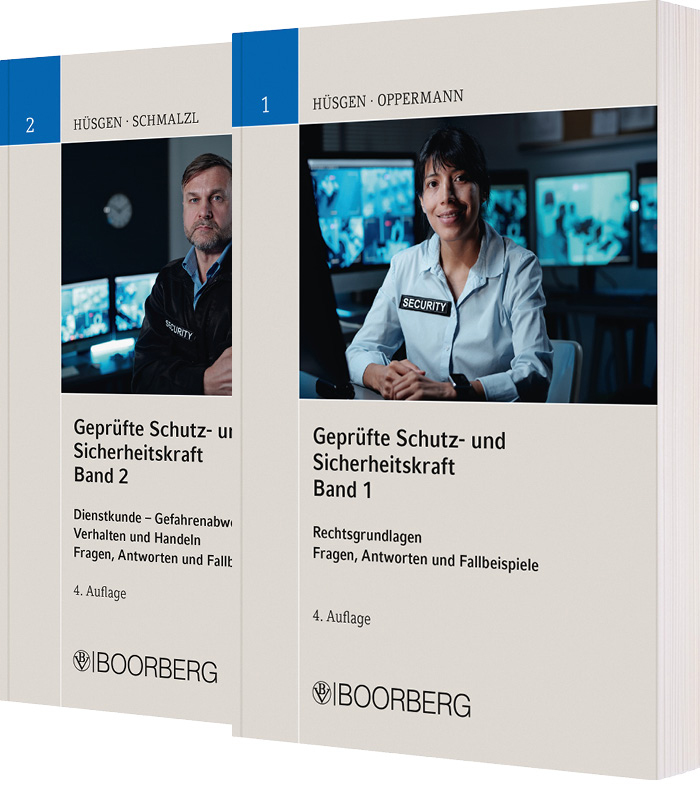 »Geprüfte Schutz- und Sicherheitskraft«, Band 1 und Band 2