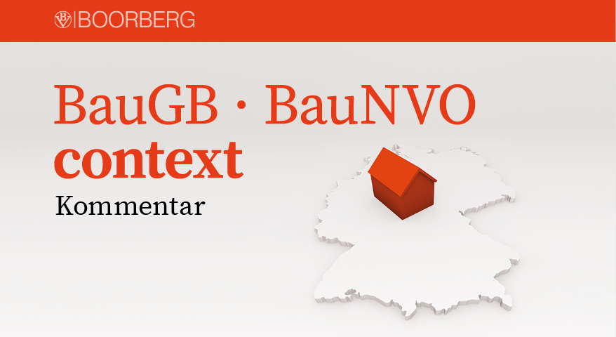 BauGB - BauNVO context
