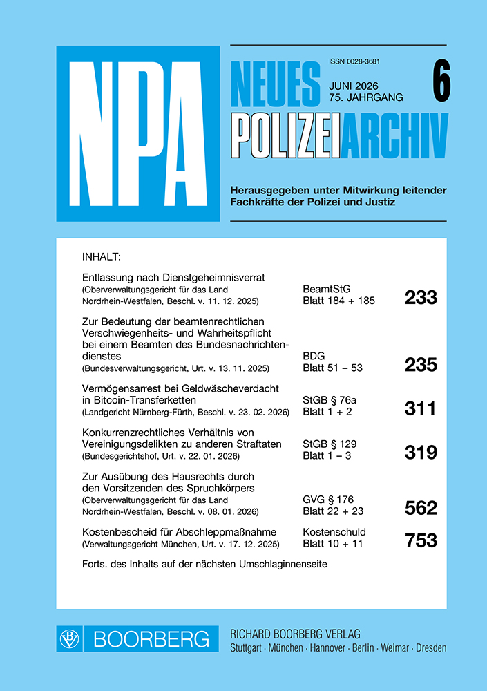 Neues Polizeiarchiv (NPA)