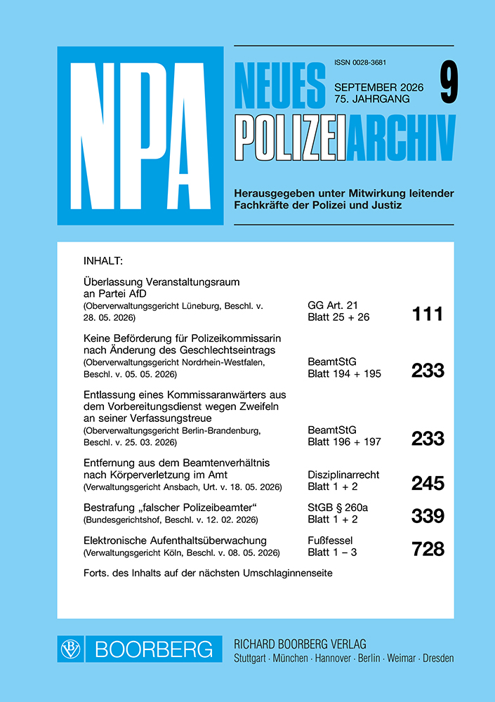 Neues Polizeiarchiv (NPA)