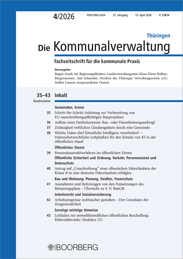 Die Kommunalverwaltung Thüringen