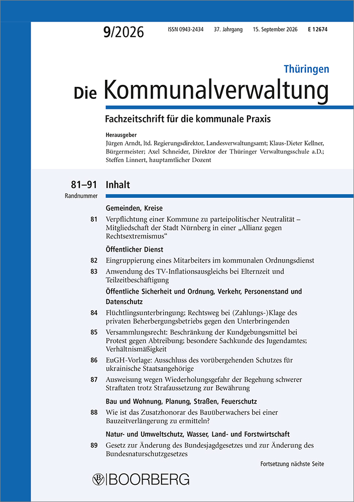 Die Kommunalverwaltung Thüringen