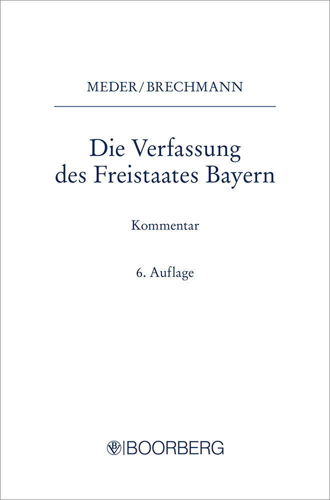 Die Verfassung des Freistaates Bayern