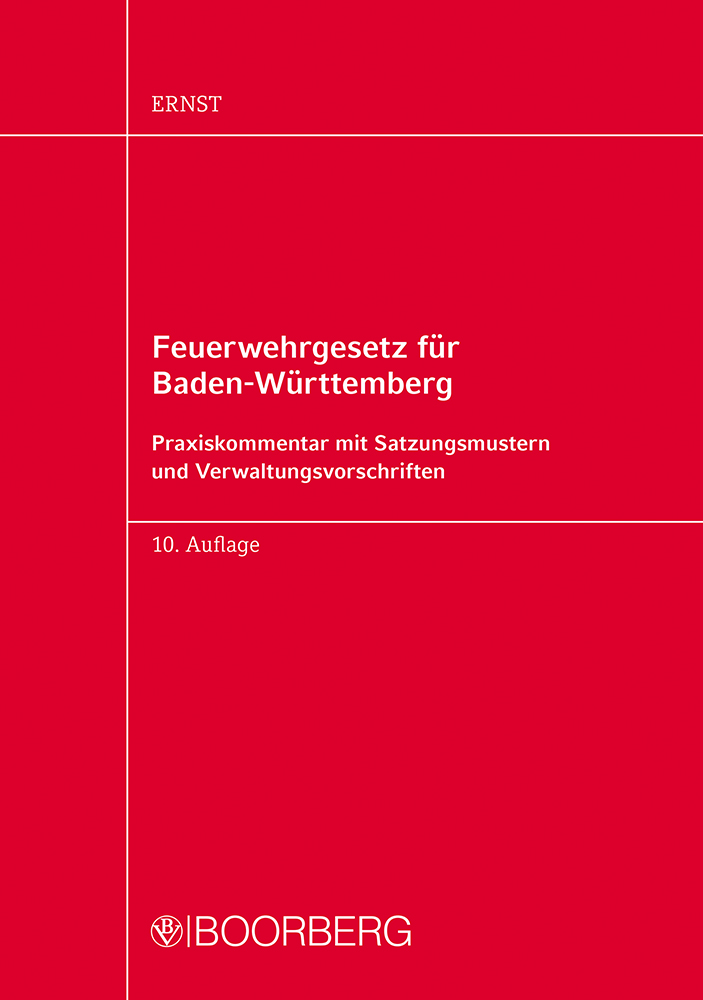 Feuerwehrgesetz für Baden-Württemberg