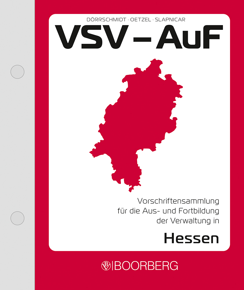 Vorschriftensammlung für die Aus- und Fortbildung der Verwaltung in Hessen