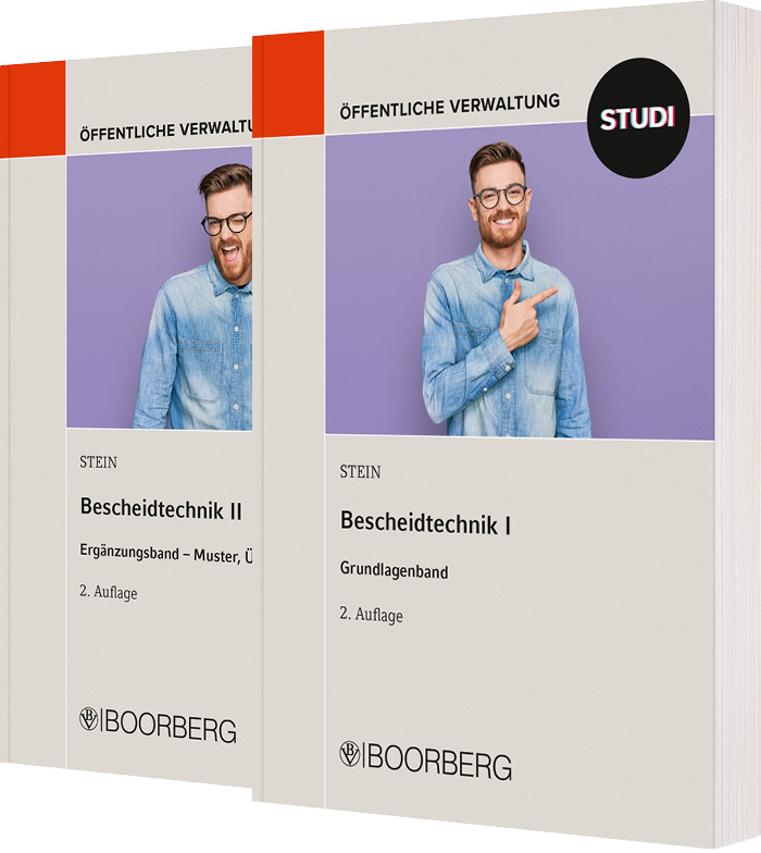 »Bescheidtechnik I« und »Bescheidtechnik II«