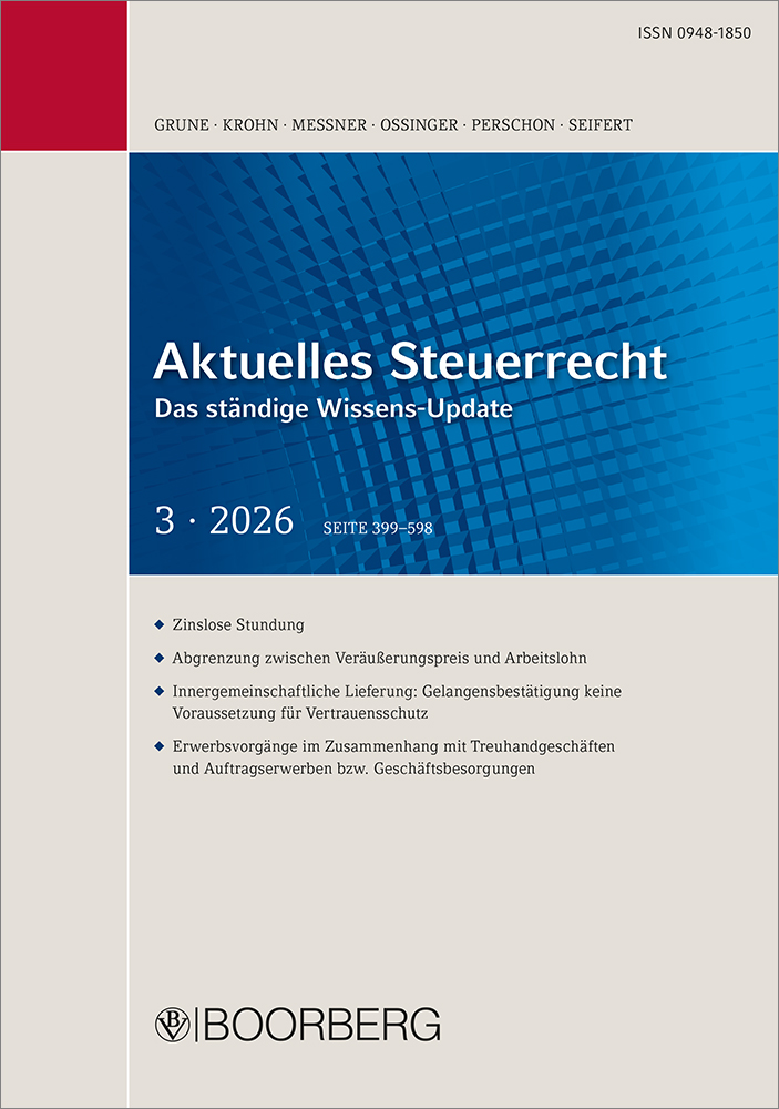 Aktuelles Steuerrecht