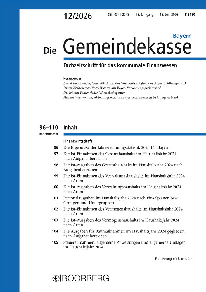 Die Gemeindekasse Bayern