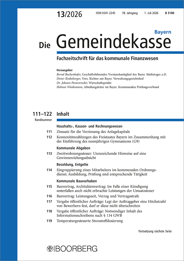 Die Gemeindekasse Bayern