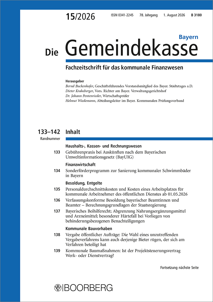 Die Gemeindekasse Bayern
