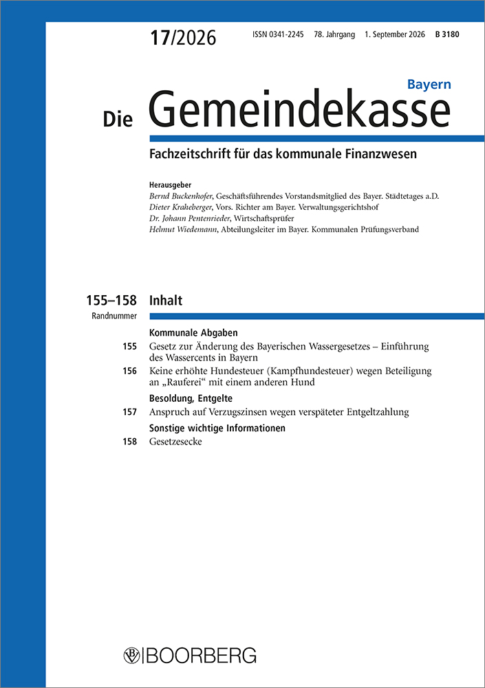 Die Gemeindekasse Bayern