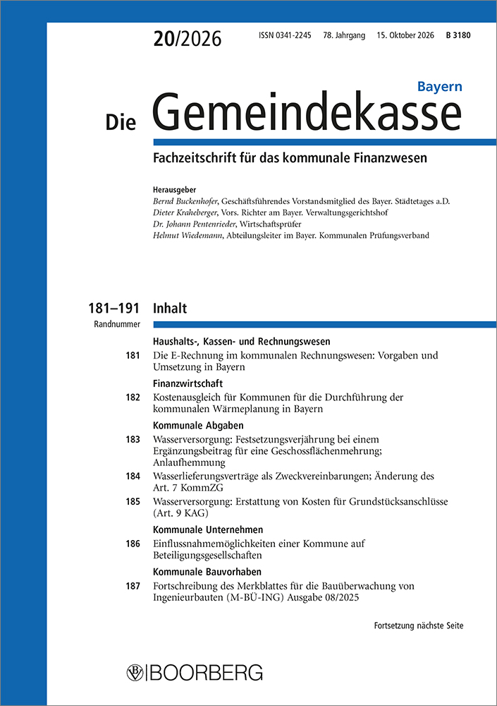 Die Gemeindekasse Bayern
