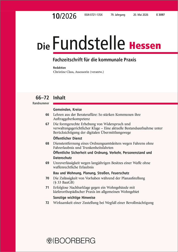 Die Fundstelle Hessen