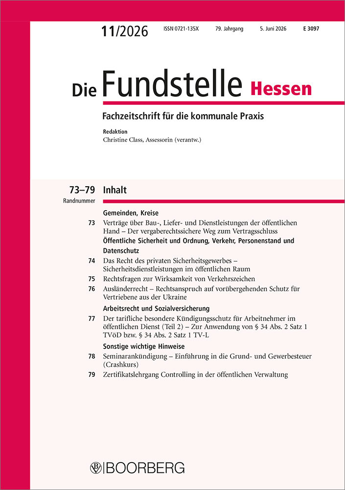 Die Fundstelle Hessen