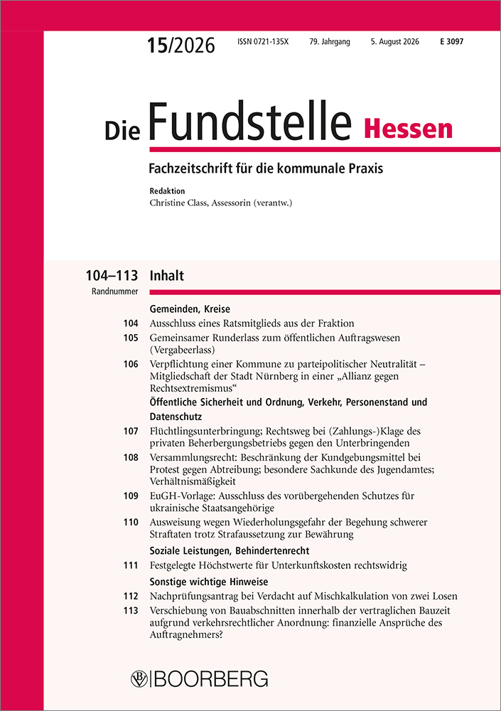 Die Fundstelle Hessen