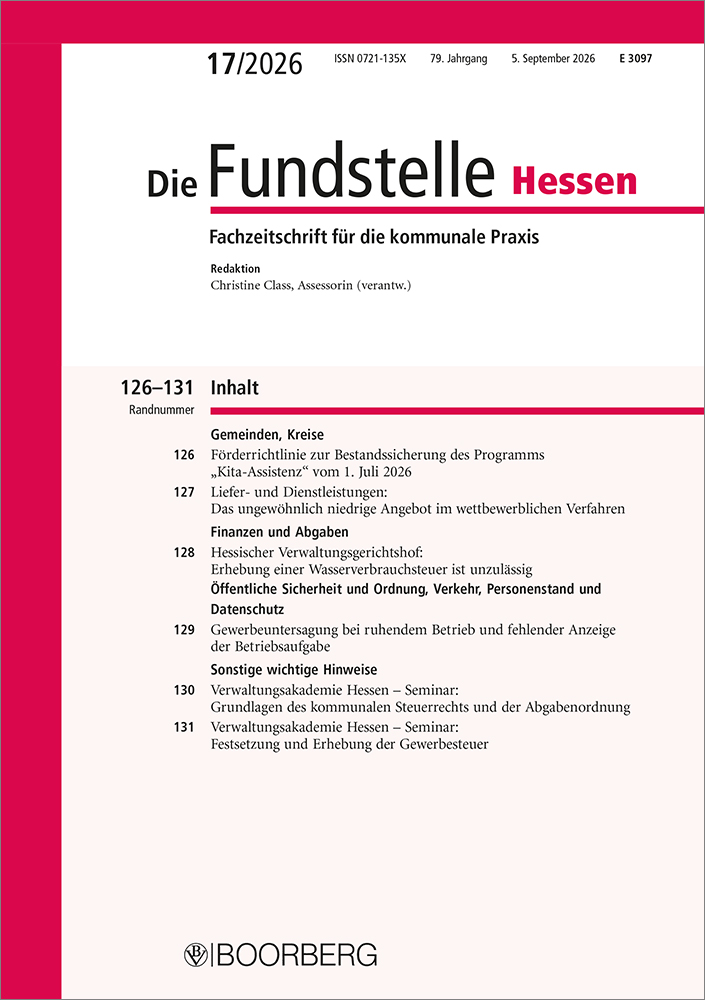 Die Fundstelle Hessen