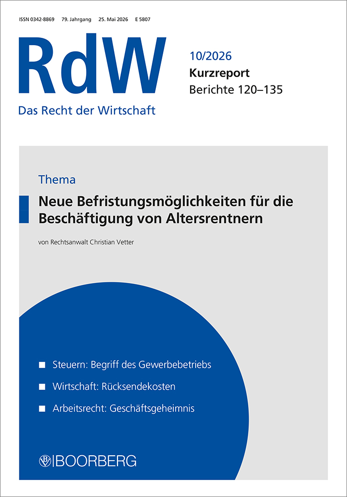 RdW-Kurzreport