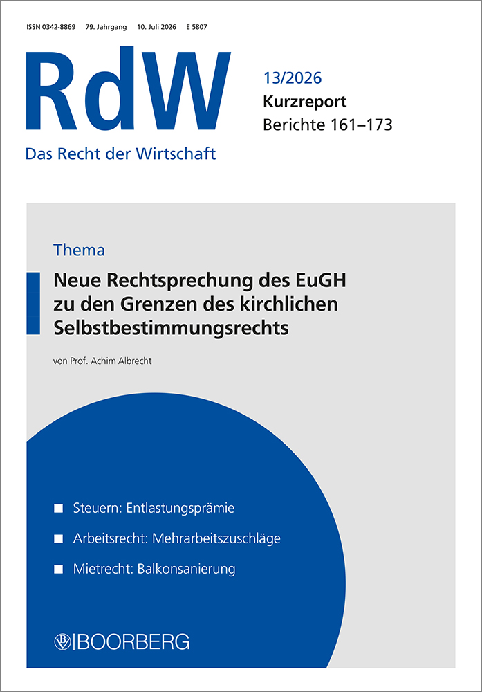 RdW-Kurzreport