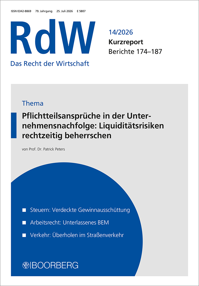 RdW-Kurzreport
