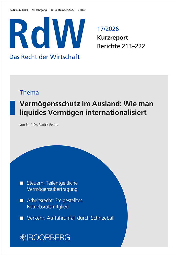 RdW-Kurzreport