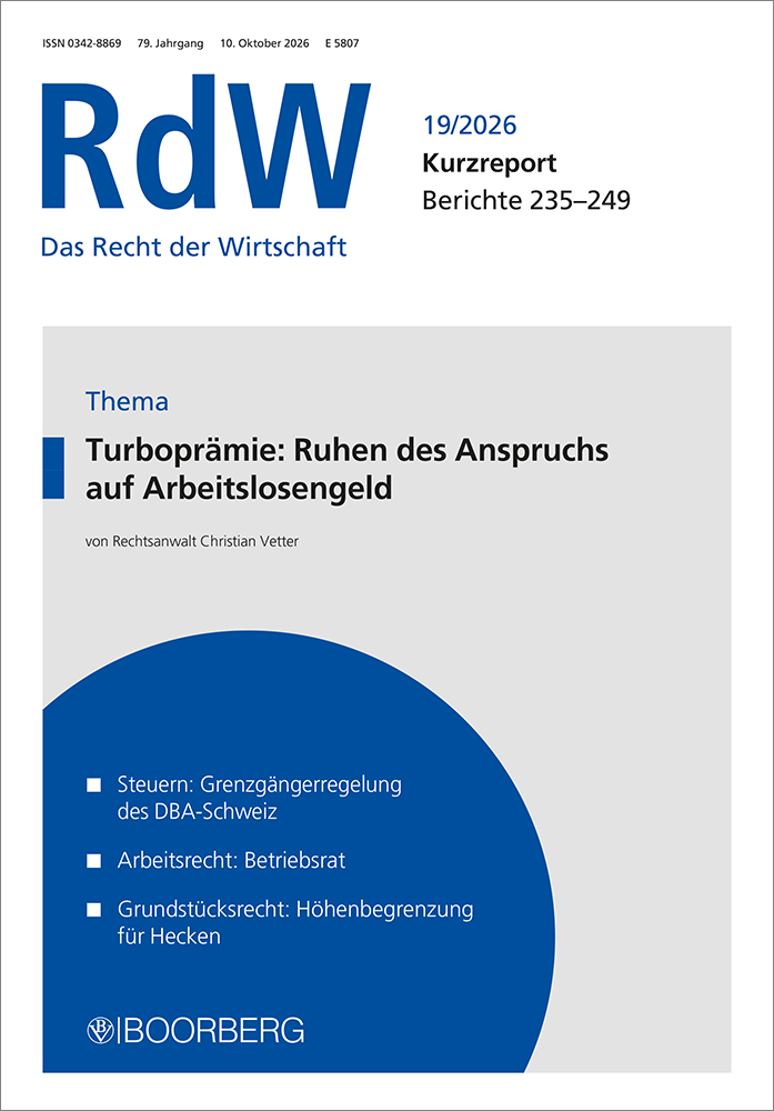 RdW-Kurzreport